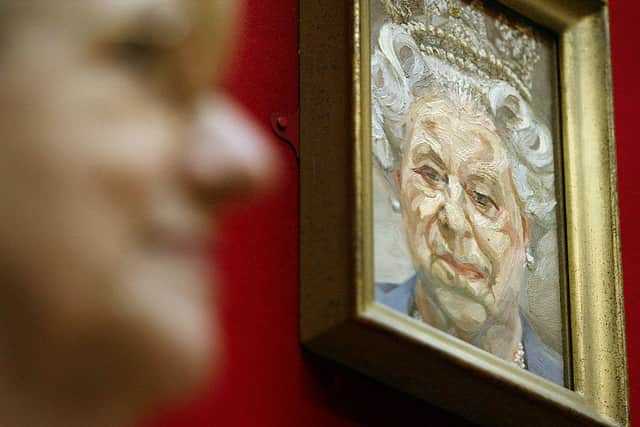 The Queen has previously been captured by portraitist Lucian Freud (image: Getty Images)