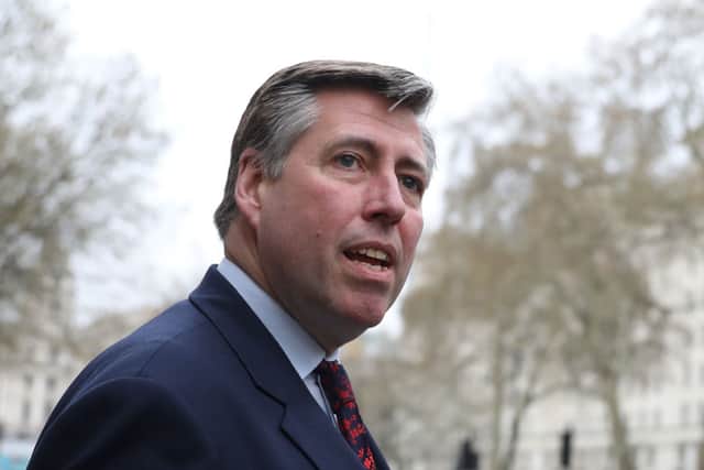1922 Committee Chairman Sir Graham Brady leaves Downing Street on April 08, 2019 in London, England. (Photo by Dan Kitwood/Getty Images)