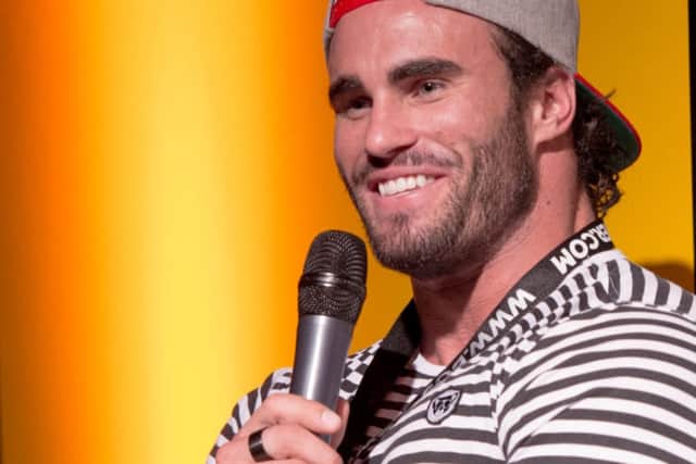 Professional bobybuilder Calum von Moger at a Q&A session in 2017 (Photo: Richard Stonehouse/Getty Images for The Vladar Company, Vlad Yudin)