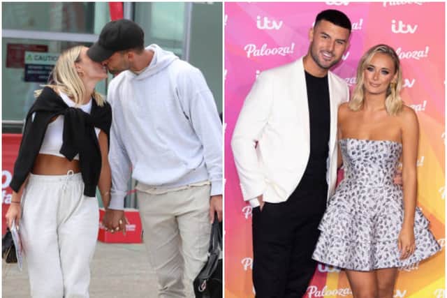 Millie Court and Liam Reardon - then and now (Pics:Getty)