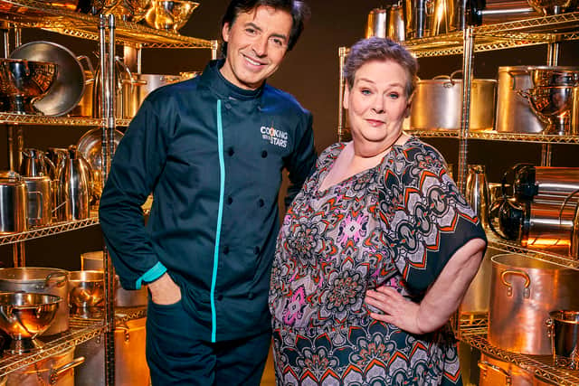 Jean-Christophe Novelli and Anne Hegerty