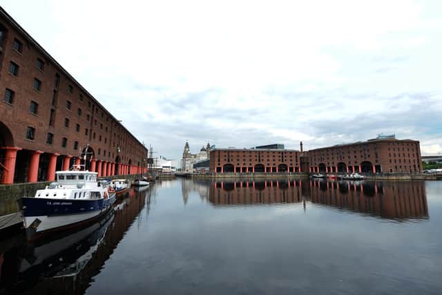 Royal Albert Dock in Liverpool appeared in one scene in the series