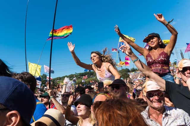 Festivalgoers attending Glastonbury will be affected by the rail strike (Photo by Ian Gavan/Getty Images)