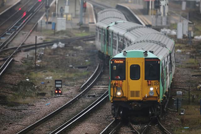 A Southern Train comes in to Selhurst Park Station in London (Photo: Dan Kitwood/Getty Images)