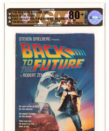 An old tape of Back To The Future is set to fetch £20,000