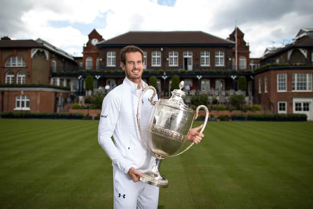 Andy Murray has a record five titles at Queen’s Club