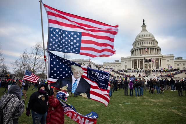 Former US President Donald Trump has been referred to four criminal charges as he is accused of orchestrating the riot in the Capitol on 6 January 2021 (Photo: Getty Images)