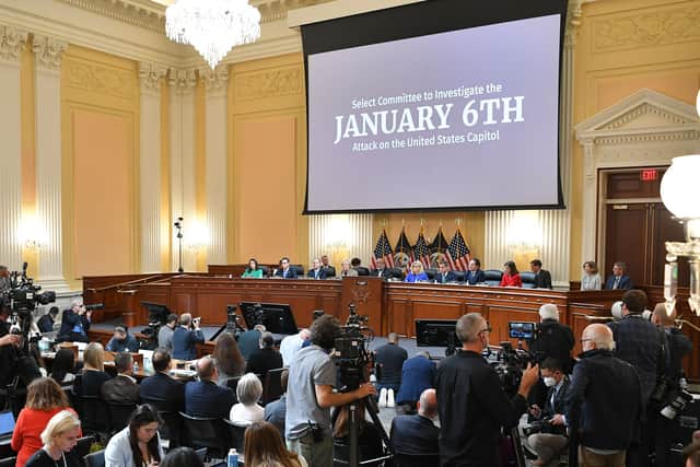 The first hearing of the January 6 Committee was held on 9 June (Pic: POOL/AFP via Getty Images)