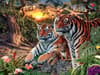 How many tigers do you see? Viewers who can spot all the hidden tigers in optical illusion are in the top 1%