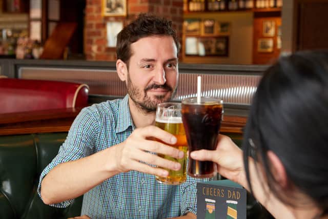 Dads can claim a free draught pint of Budweiser at Frankie & Benny’s restaurants this weekend (Photo: Frankie & Benny’s)