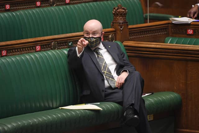 SNP MP Patrick Grady pictured in the Commons (Photo: PA)