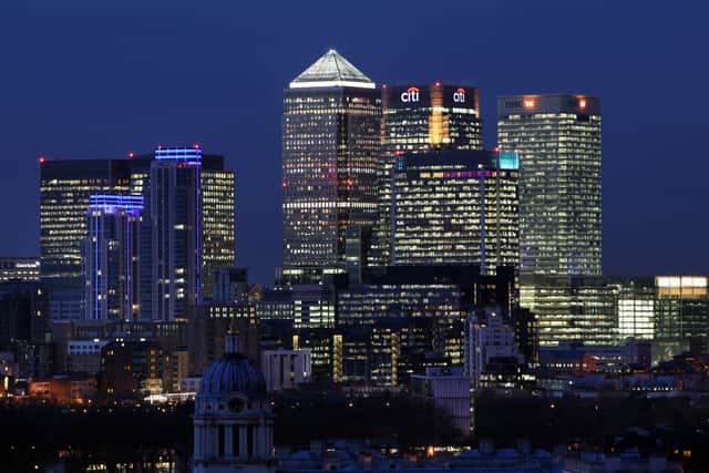 The Office of National Statistics (ONS) found that GDP in the UK fell by 0.3% in April (Pic: Getty Images)
