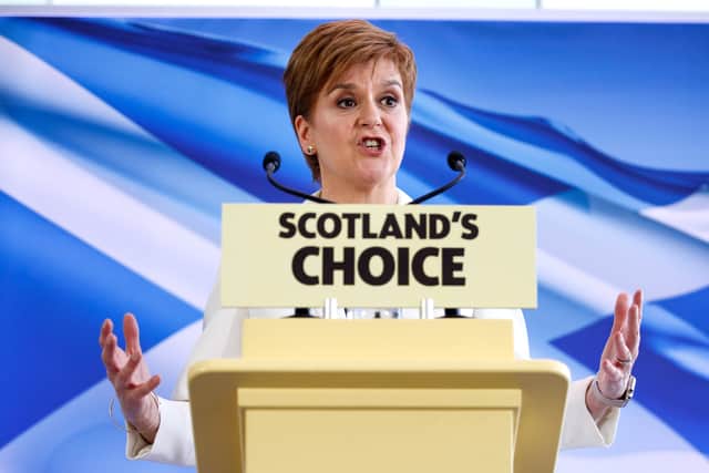 Nicola Sturgeon has launched the campaign to hold the second Scottish Independence referendum.  (Credit: Getty Images)