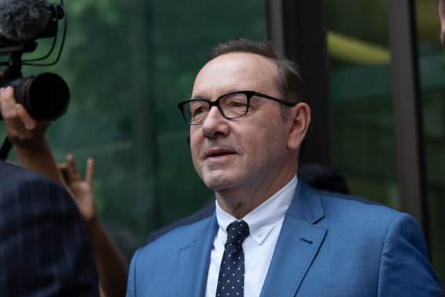 Kevin Spacey appeared in court in London to face sexual assault charges.