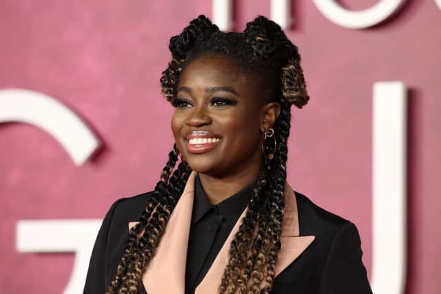 Clara Amfo attends the UK Premiere Of “House of Gucci” (Pic: Getty Images)