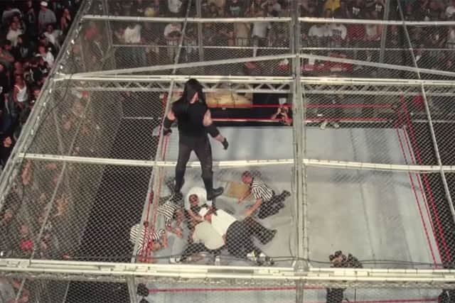 The match between the Undertaker and Mankind is considered the greatest ever Hell in a Cell (Photo: WWE)