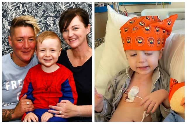 Harry Frank was diagnosed with Langerhans cell histiocytosis (LCH) on February 1 2021, after having surgery to take his tonsils out.