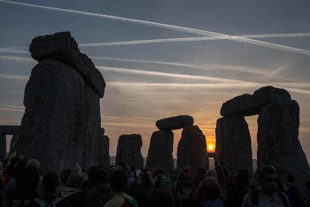 The Summer Solstice at Stonehenge in Wiltshire, southern England on 21 June, 2017 (Pic: AFP via Getty Images)