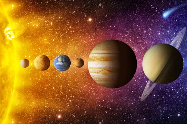 The five so-called naked-eye planets — Mercury, Venus, Mars, Jupiter and Saturn — will have a rare conjunction (Photo: Adobe Stock)