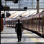 The UK is facing a three-day strike action by more than 40,000 rail workers whose unions are protesting job cuts, pay and working conditions (Getty Images)
