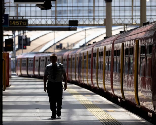 The UK is facing a three-day strike action by more than 40,000 rail workers whose unions are protesting job cuts, pay and working conditions (Getty Images)