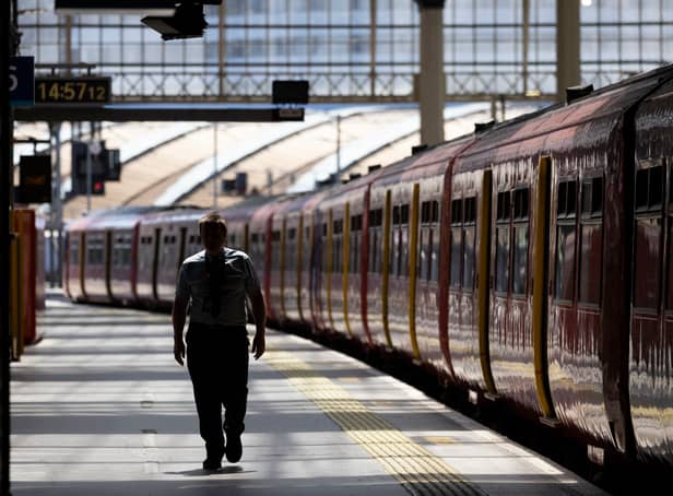 <p>The UK is facing a three-day strike action by more than 40,000 rail workers whose unions are protesting job cuts, pay and working conditions (Getty Images)</p>