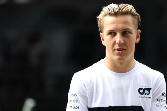 Liam Lawson of New Zealand, Reserve Driver for Scuderia AlphaTauri, looks on in the Paddock prior to practice ahead of the F1 Grand Prix of Australia at Melbourne Grand Prix Circuit on April 08, 2022 in Melbourne, Australia. (Photo by Peter Fox/Getty Images)