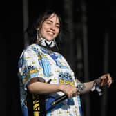 Billie Eilish performs her set at Glastonbury in 2019 (Pic: Getty Images)
