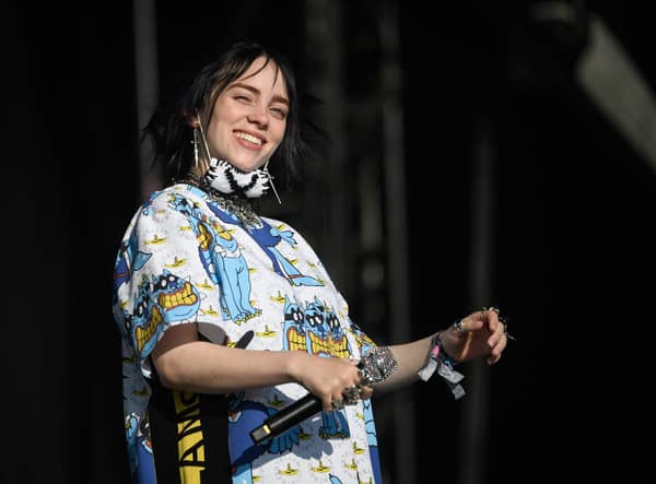 Billie Eilish performs her set at Glastonbury in 2019 (Pic: Getty Images)