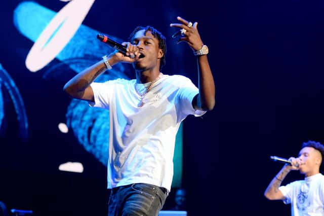 Lil TJay performs onstage during the Power 105.1’S Powerhouse 2019 presented by AT&T at Prudential Center on October 26, 2019 in Newark, New Jersey. (Photo by Brad Barket/Getty Images for 105.1)