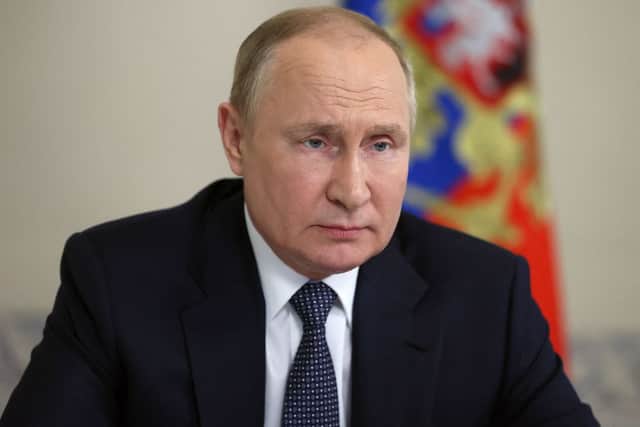 Vladimir Putin has demanded European countries pay for gas using Russian Rubles (image: AFP/Getty Images)