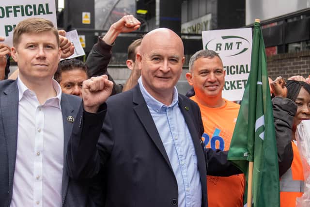 RMT secretary-general Mich Lynch is set to appear on BBC Question Times to answer questions about the ongoing rail strikes. (Credit: Getty Images)