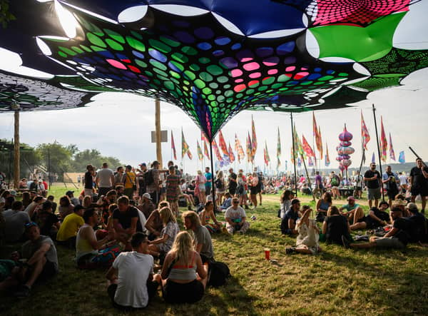 The Met Office is predicting heavy rain to hit the Glastonbury Festival (Pic: Getty Images)