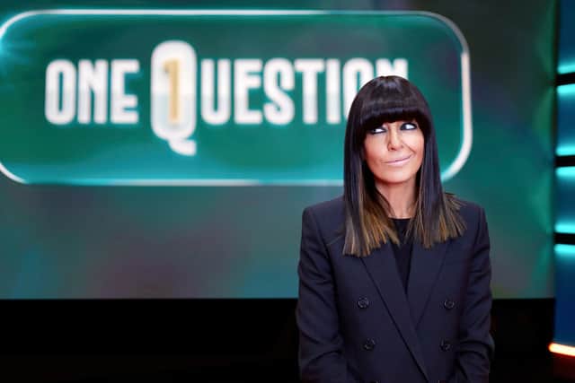 Claudia Winkleman hosts One Question