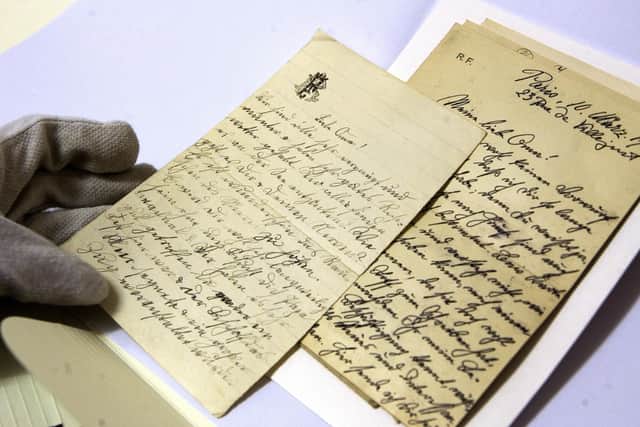 Pages from the original diary of Anne Frank