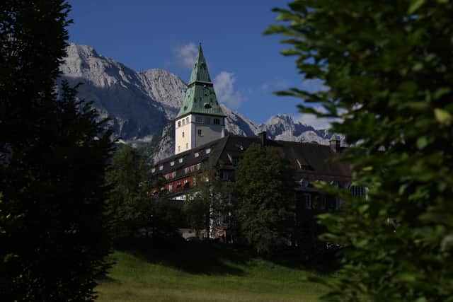 The Schloss Elmau hotel in the Alps where G7 leaders are convening