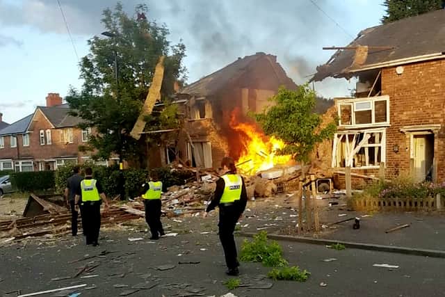 A man who was rescued from the house suffered “very significant injuries” (Photo: SWNS)