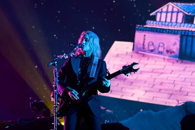 Phoebe Bridgers performs at the John Peel Stage during day three of Glastonbury Festival (Photo by Kate Green/Getty Images)