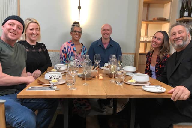 Contestants on Come Dine with Me: The Professionals week one