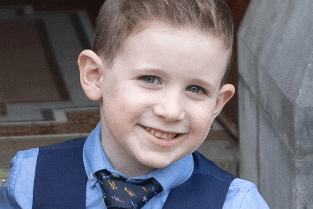 Six-year-old Ethan McCourt died after being involved in a car crash just days before his seventh birthday. (Credit: Family handout)