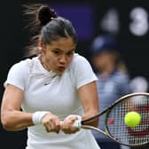 Britain’s Emma Raducanu stormed into the second round of Wimbledon with a straight sets win in the first round 