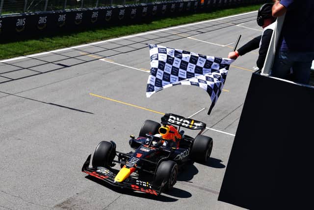 Max Verstappen finishes first at Canadian Grand Prix