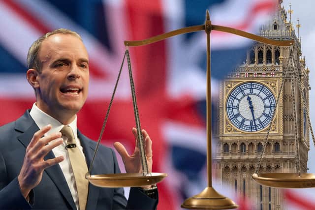 The Bill of Rights was introduced to Parliament recently, and Dominic Raab has rejected a call to include the right to abortion in it.