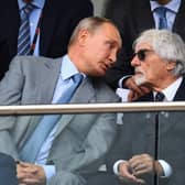 Ecclestone, right, with friend President Putin 
