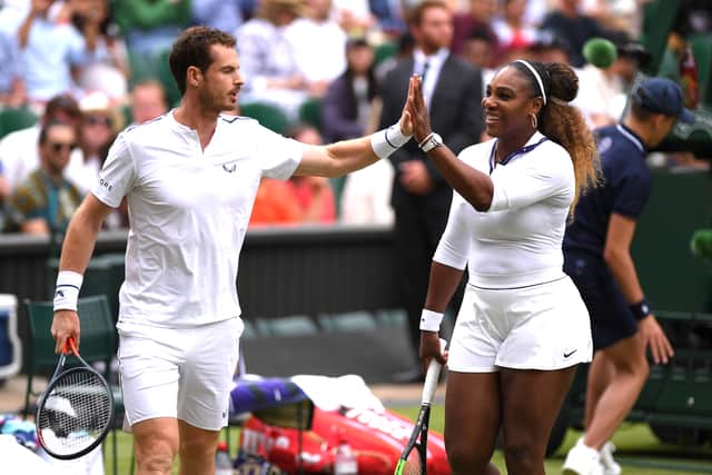 Murray and Williams at 2019 mixed doubles’ tournament