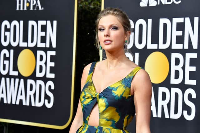 Taylor Swift attends the 77th Annual Golden Globe Awards at The Beverly Hilton Hotel on January 05, 2020 in Beverly Hills, California. (Photo by Frazer Harrison/Getty Images)