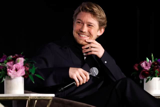 Joe Alwyn speaks at Special Screening For Hulu's "Conversations With Friends" panel at Pacific Design Center on May 17, 2022 in West Hollywood, California. (Photo by Frazer Harrison/Getty Images)