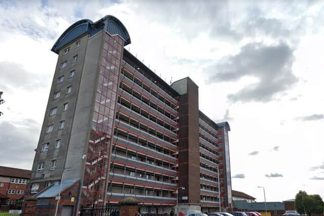 A baby boy has died after falling from the window of a seventh-floor flat (Photo: Google)