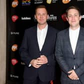 Scott Mills (L) and Chris Stark will both be leaving BBC Radio 1 in August 2022.