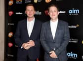 Scott Mills (L) and Chris Stark will both be leaving BBC Radio 1 in August 2022.